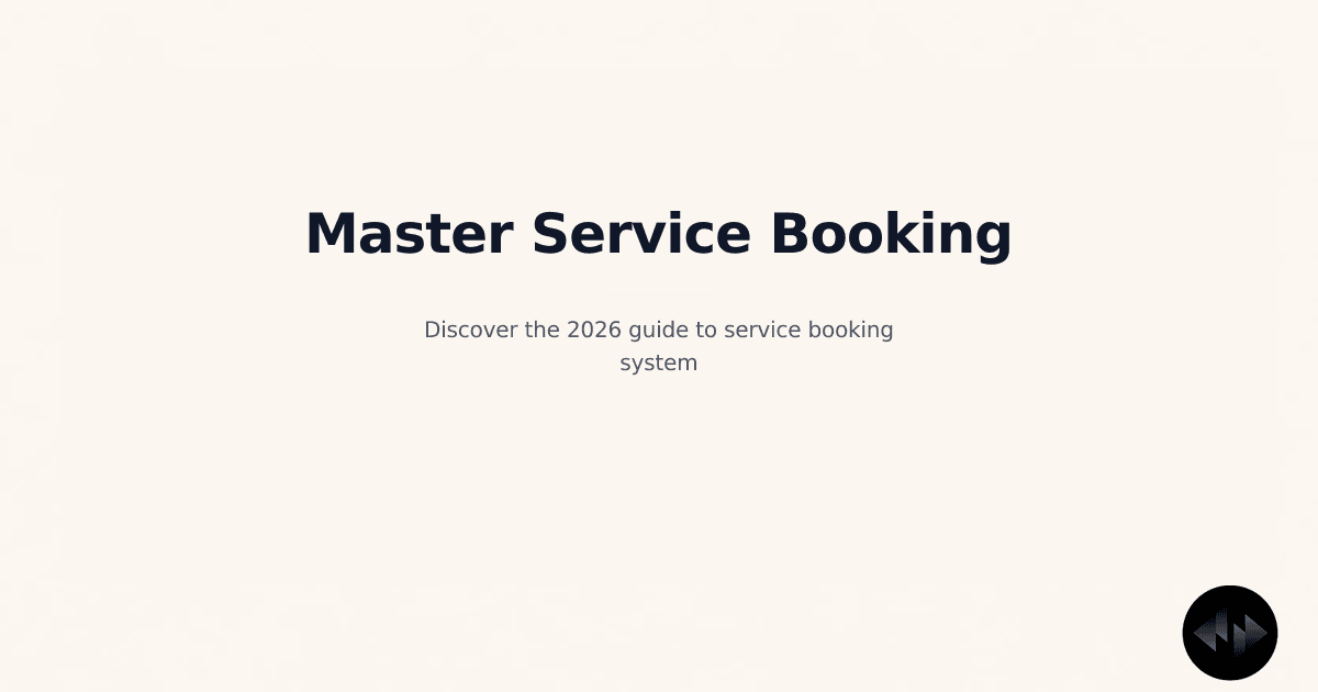 The 2026 Ultimate Guide to Service Booking System for Pet Grooming Shops